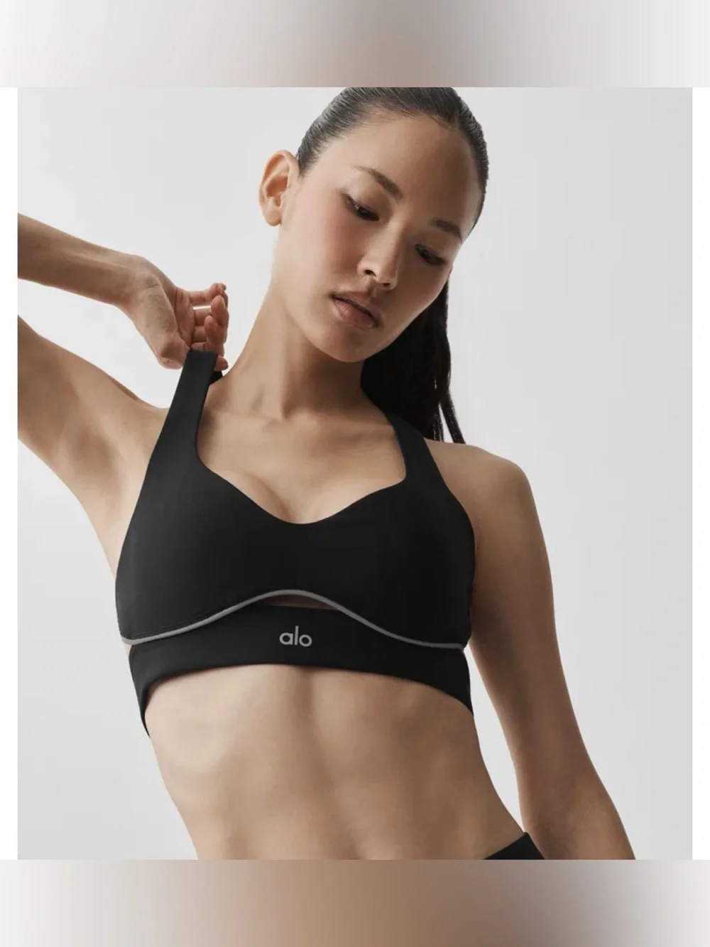 ALO Yoga Airlift Speedwork Bra Black S